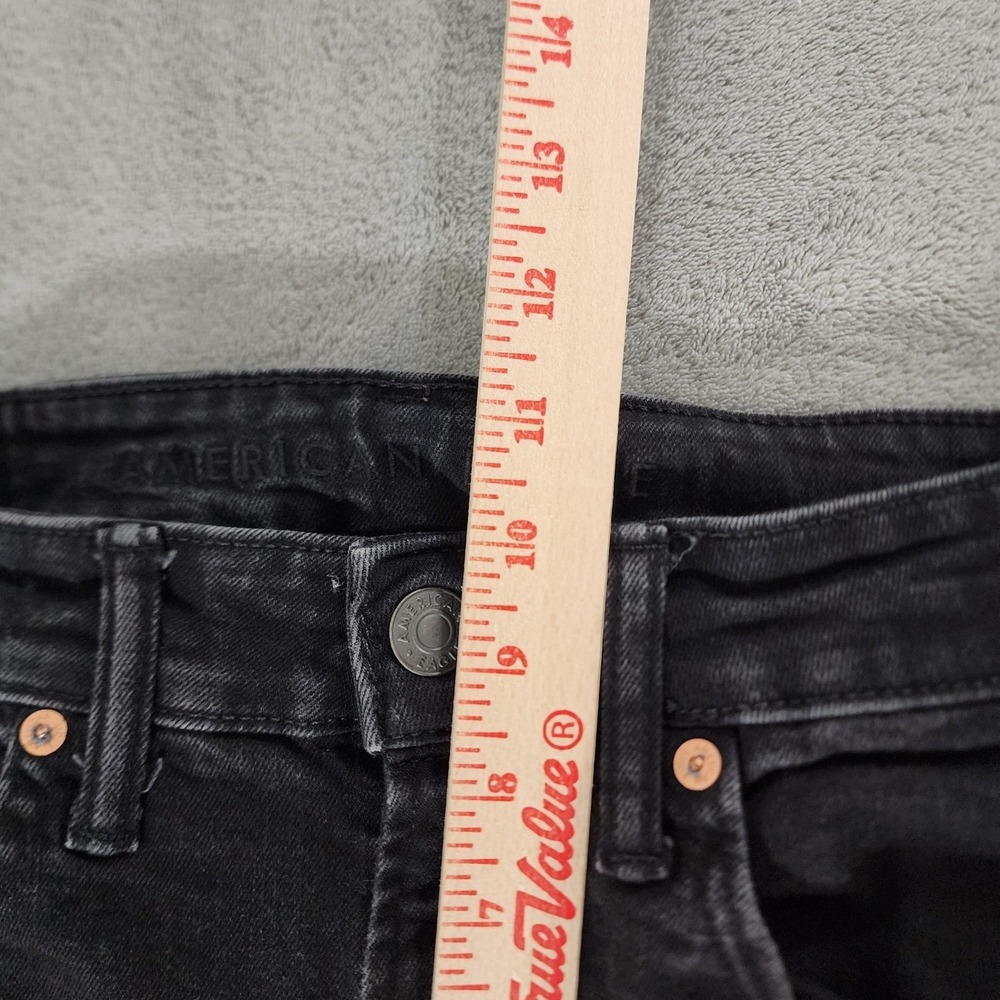 American Eagle Jean's Men's Size 29 Waist 28 Inseam Black AirFlex - Picture 8 of 11